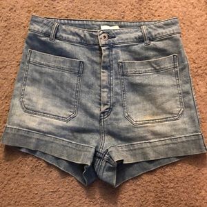 High waisted shorts